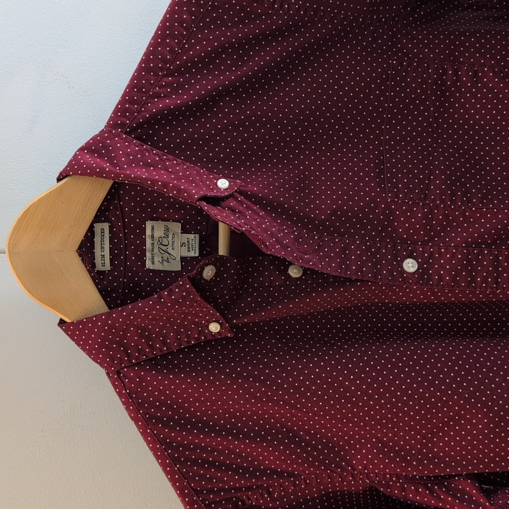 J. Crew Men's Small Slim Untucked Long Sleeve Button Down Shirt Style #K4099 - Picture 6 of 13